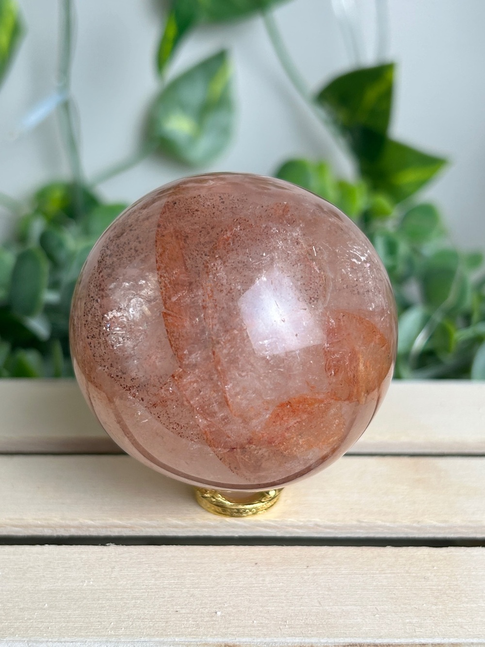 Fire Quartz Sphere B